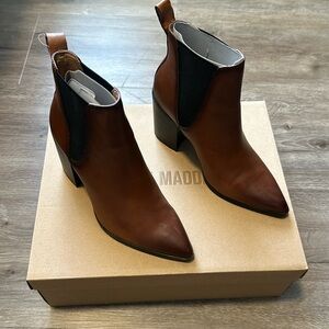 Steve Madden Brown Leather Bootie